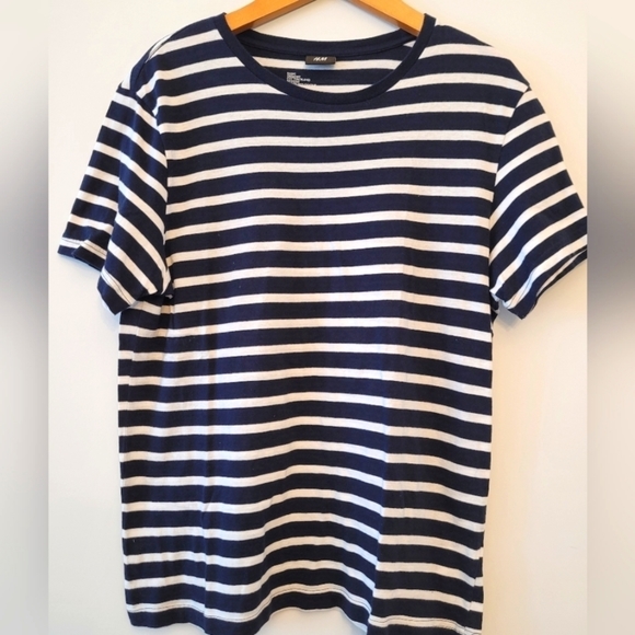 H&M - Nautical Pattern T-Shirt (Large) - Picture 1 of 3